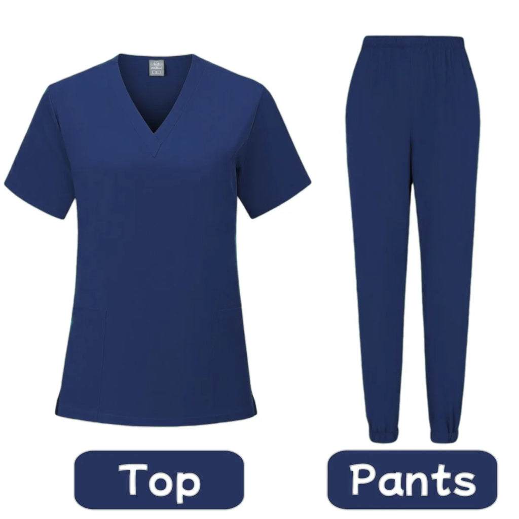 Pink Clinical Uniform Woman Pharmacy Workwear Nurse Uniform Hospital Doctor Oral Dental Surgery Uniforms Medical Scrubs Sets New