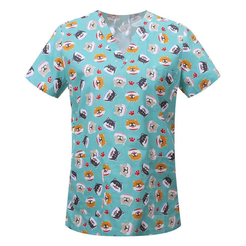 Cherokee Nurse Waterproof Medical Uniforms Nursing Scrubs Set Scrubs Uniforms Sets for Women Medical Scrubs Set Hospital Uniform
