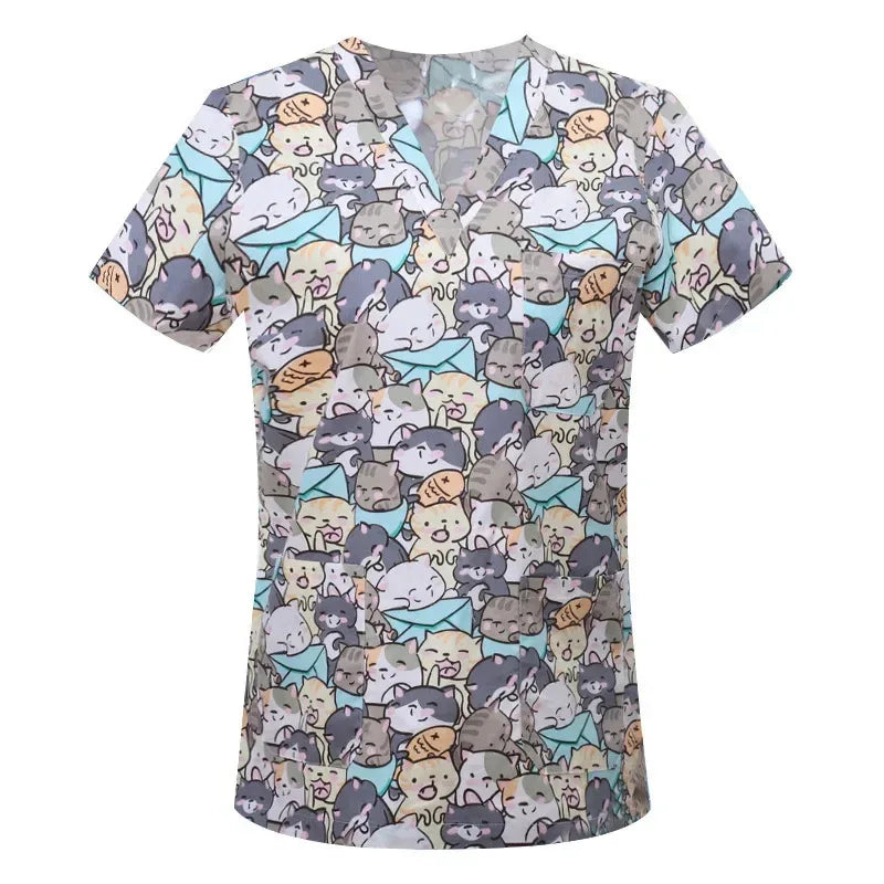 Cherokee Hospital Uniform Scrubs Uniforms Sets for Women Medical Scrubs Set Nurse Nursing Scrubs Waterproof Medical Uniforms Set