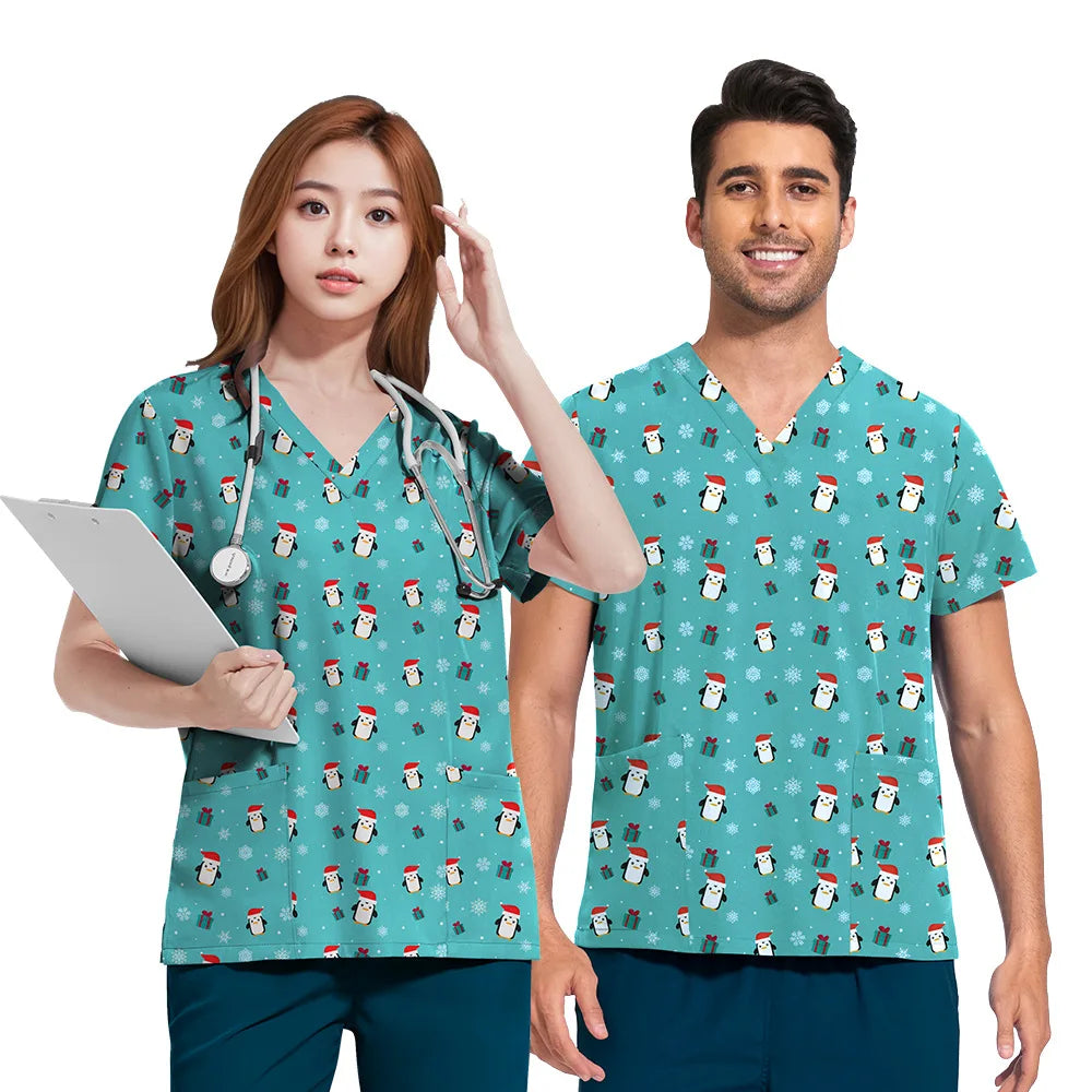 Cherokee Nurse Waterproof Medical Uniforms Nursing Scrubs Set Scrubs Uniforms Sets for Women Medical Scrubs Set Hospital Uniform