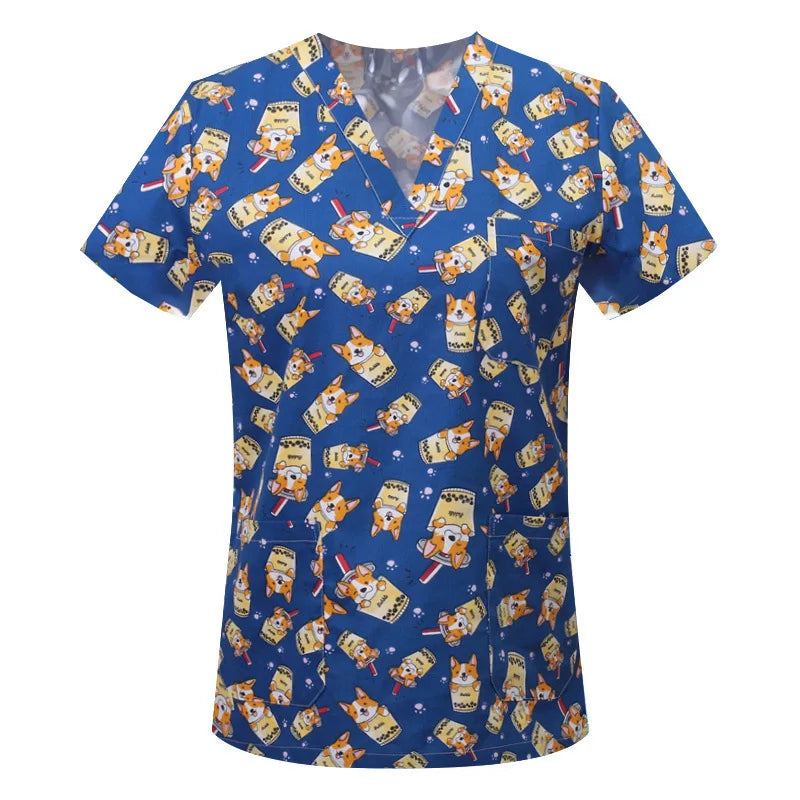Cherokee Hospital Uniform Scrubs Uniforms Sets for Women Medical Scrubs Set Nurse Nursing Scrubs Waterproof Medical Uniforms Set
