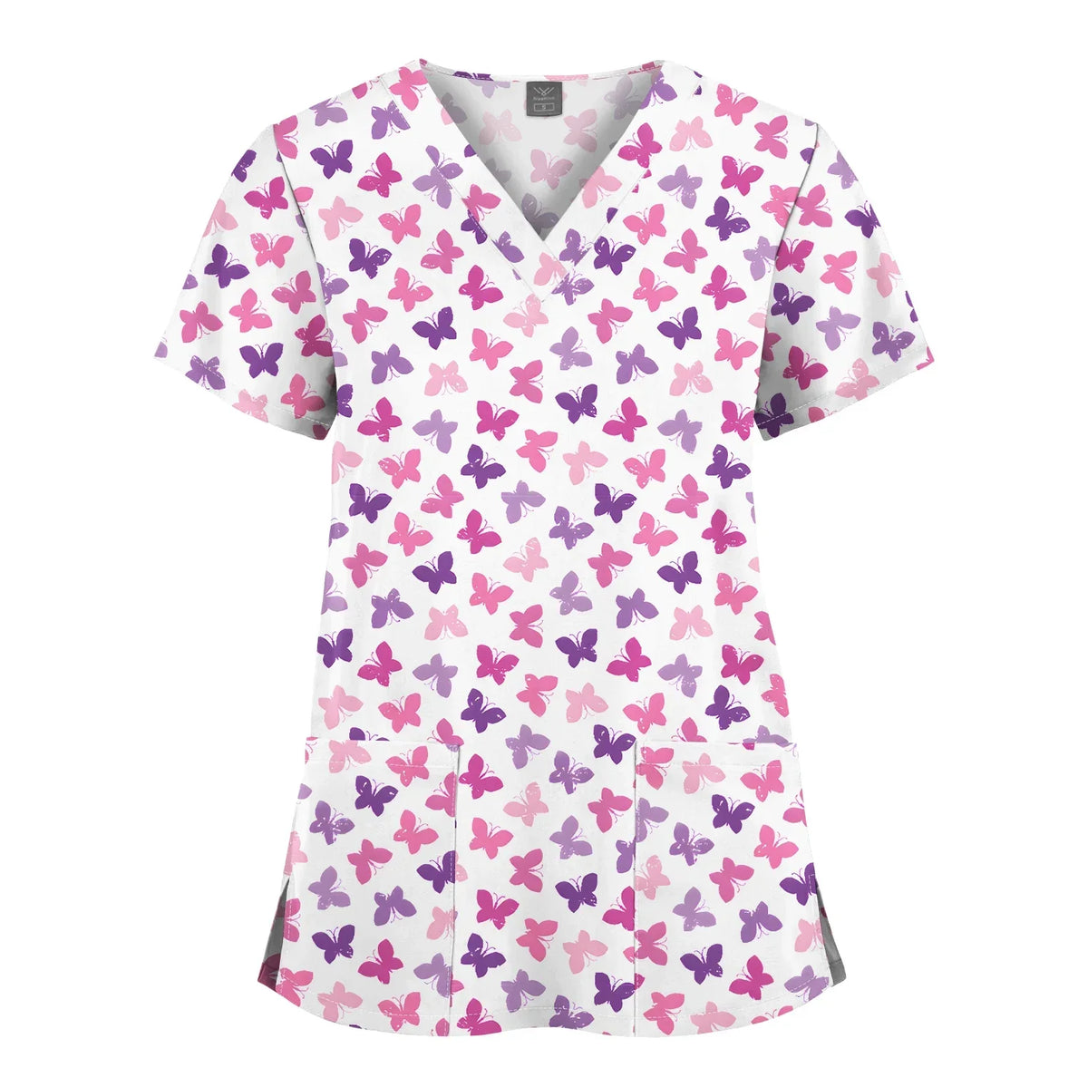 Shirts for Women Dental Clinic Veterinary Uniform Beauty Salon Pet Store Workwear Short Sleeved T-shirt Healthcare Scrubs Female