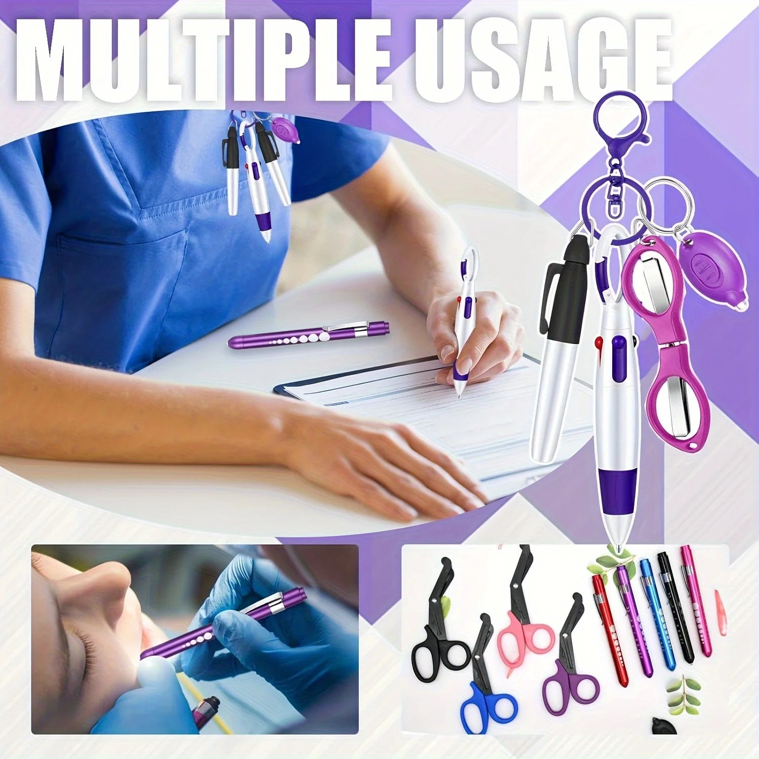 8-Piece Medical Essentials Accessory Set