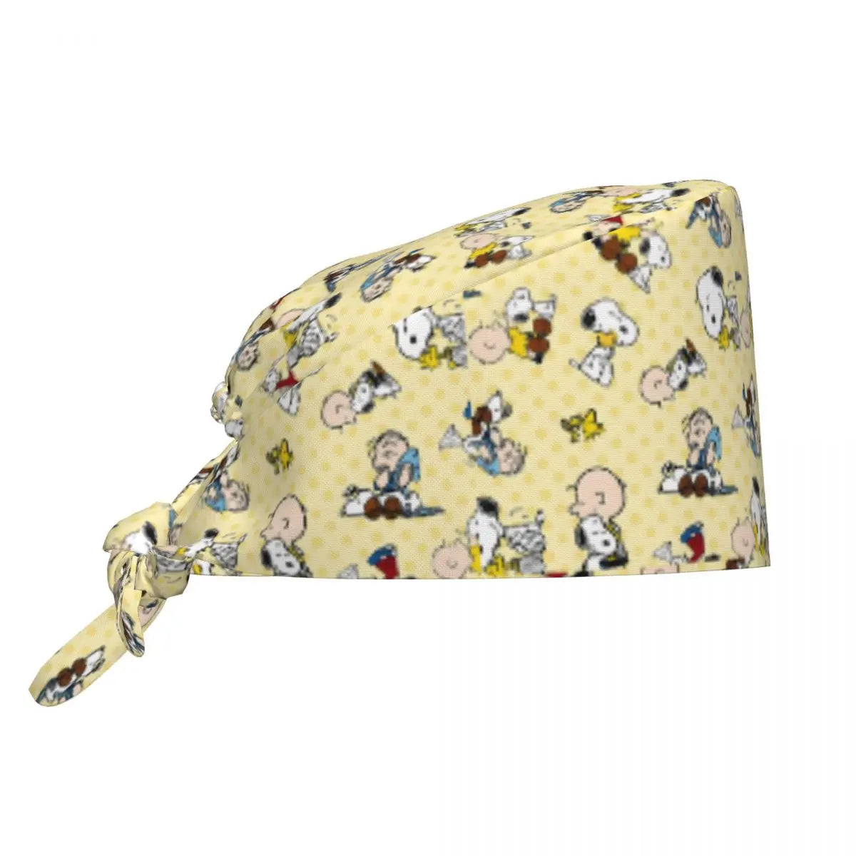 Custom S-Dog-Snoopies Breathable Nursing Work Cap Surgical Scrub Caps Nurse Medical Cap Work Scrubs Hat for Hospital Pharmacy