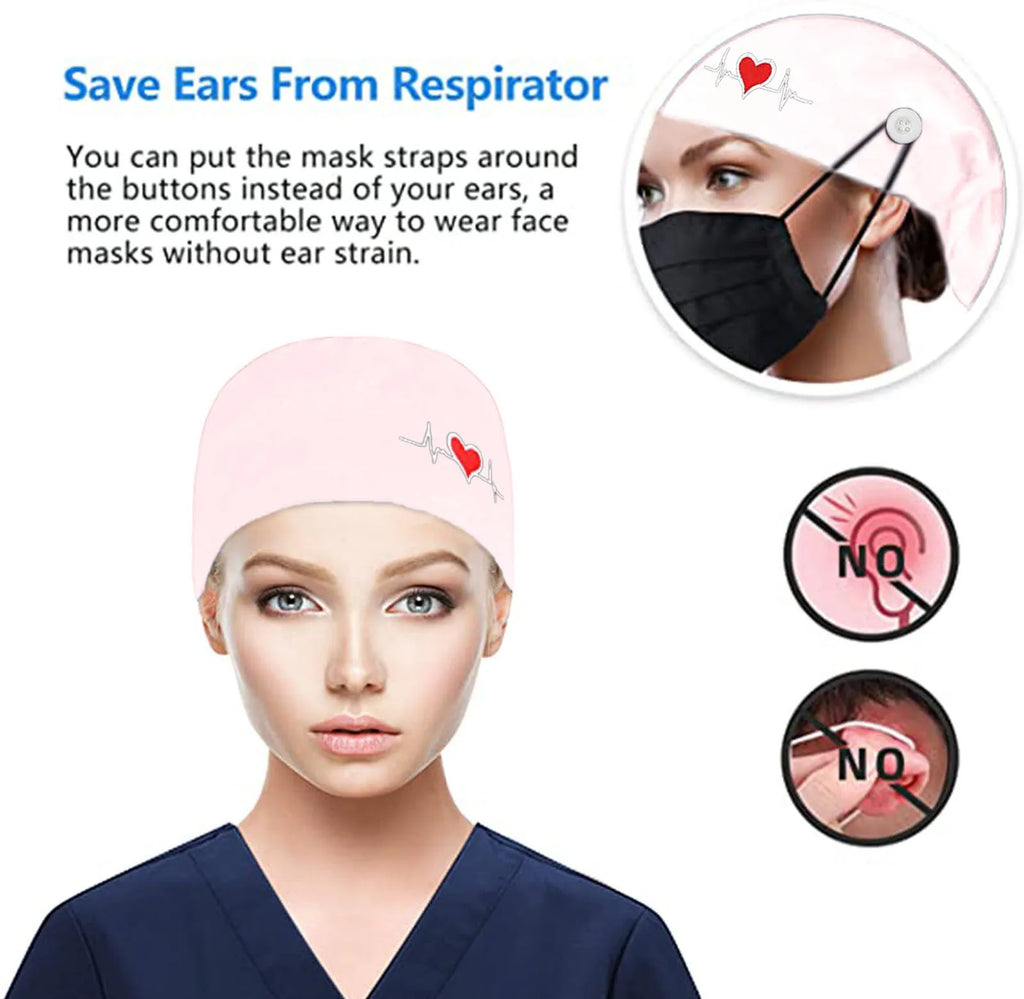 Adjustable Scrub Caps
