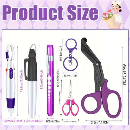 8-Piece Medical Essentials Accessory Set