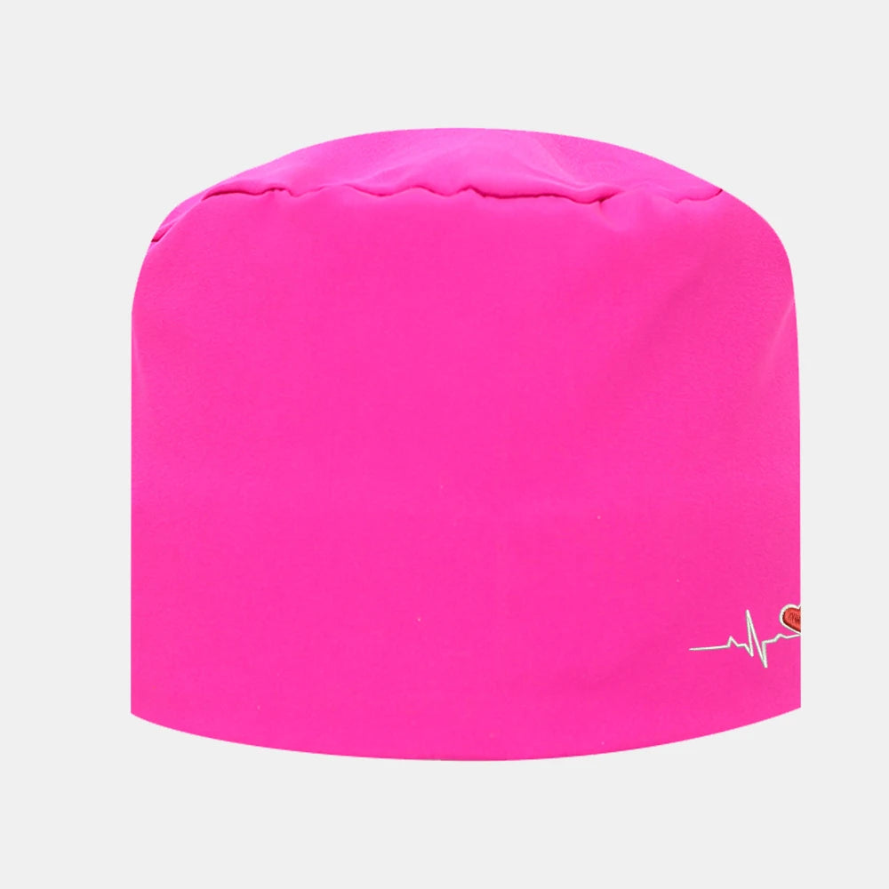 ECG Embroider Working Hats for Man Woman Pet TOOTH Clinic Scrub Caps Quick Dry Breathable Dentist Cap MSG-03