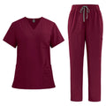 Unisex Medical Uniforms Men Women Nursing Clothes Beauty Costume Nurse Scrubs Sets Doctor Dentist Workwear Clinical Tops Pants