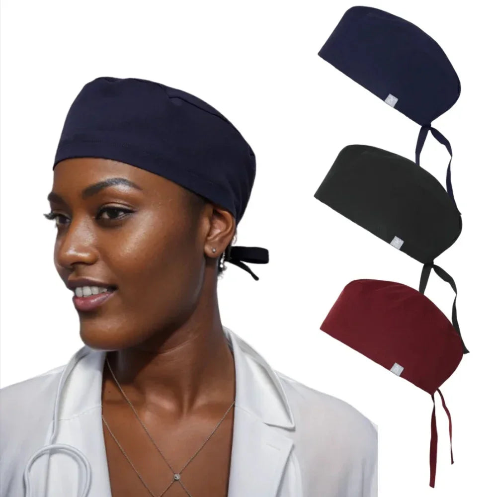 Solid Color Scrub Cap