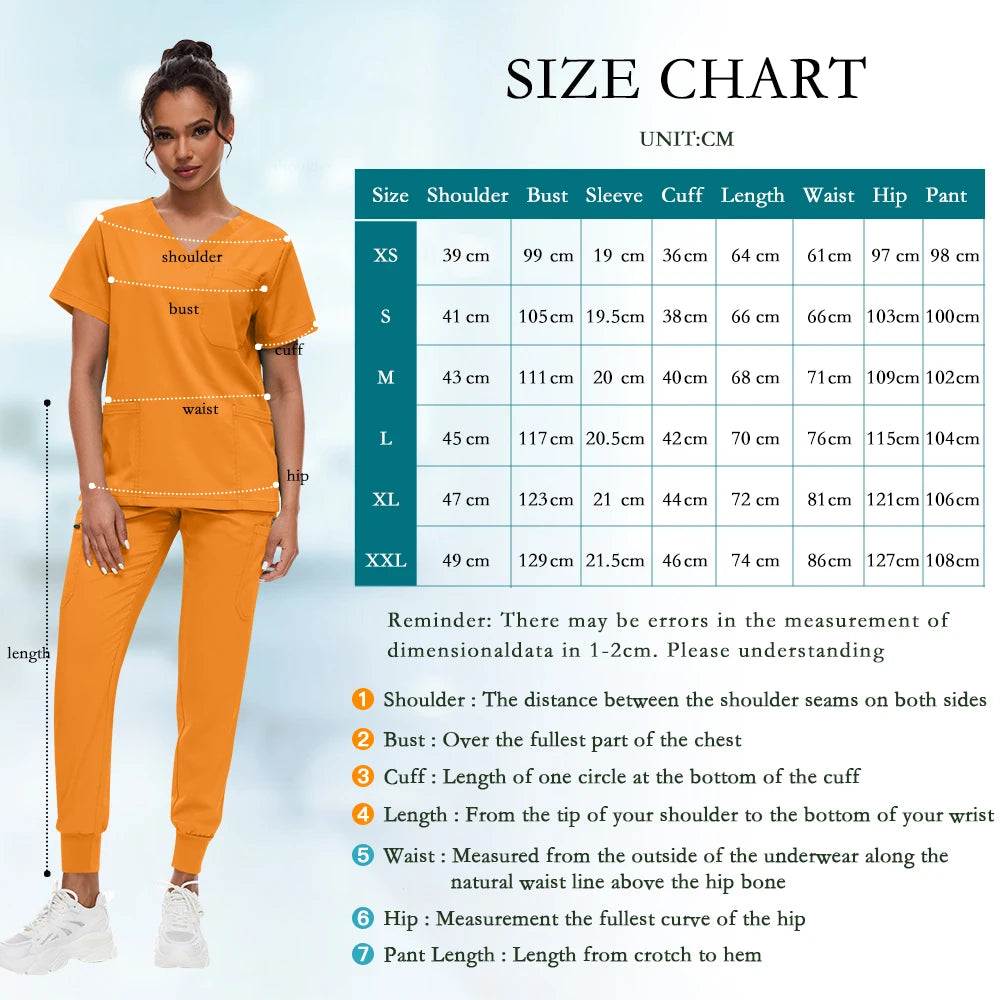 Customized Logo Nurses Uniforms Medical Scrubs High-quality Scrub Beauty Salon SPA Nursing Work Clothes Wholesale Price Workwear