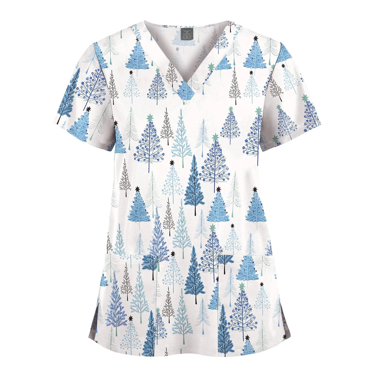 Shirts for Women Dental Clinic Veterinary Uniform Beauty Salon Pet Store Workwear Short Sleeved T-shirt Healthcare Scrubs Female