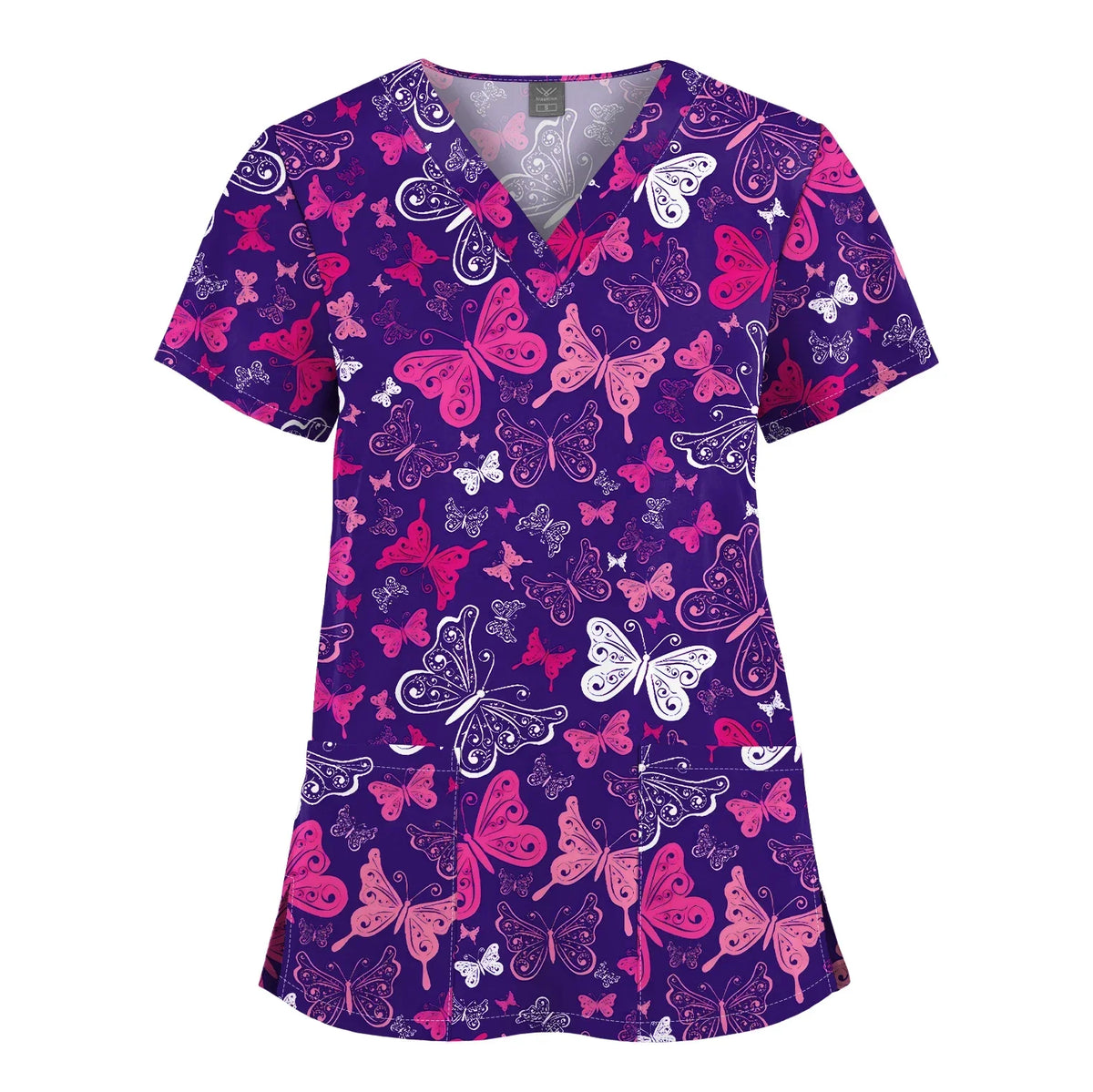 Shirts for Women Dental Clinic Veterinary Uniform Beauty Salon Pet Store Workwear Short Sleeved T-shirt Healthcare Scrubs Female