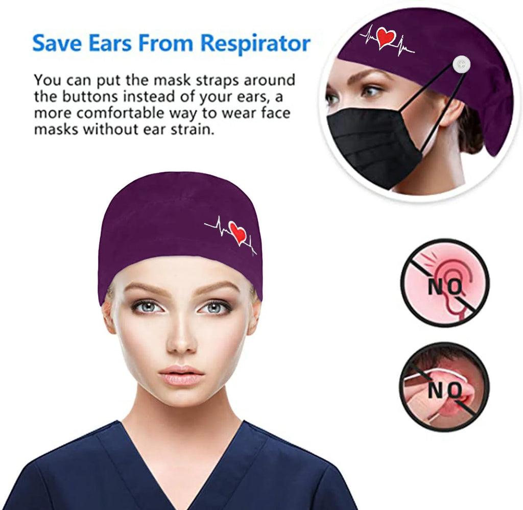 Adjustable Scrub Caps