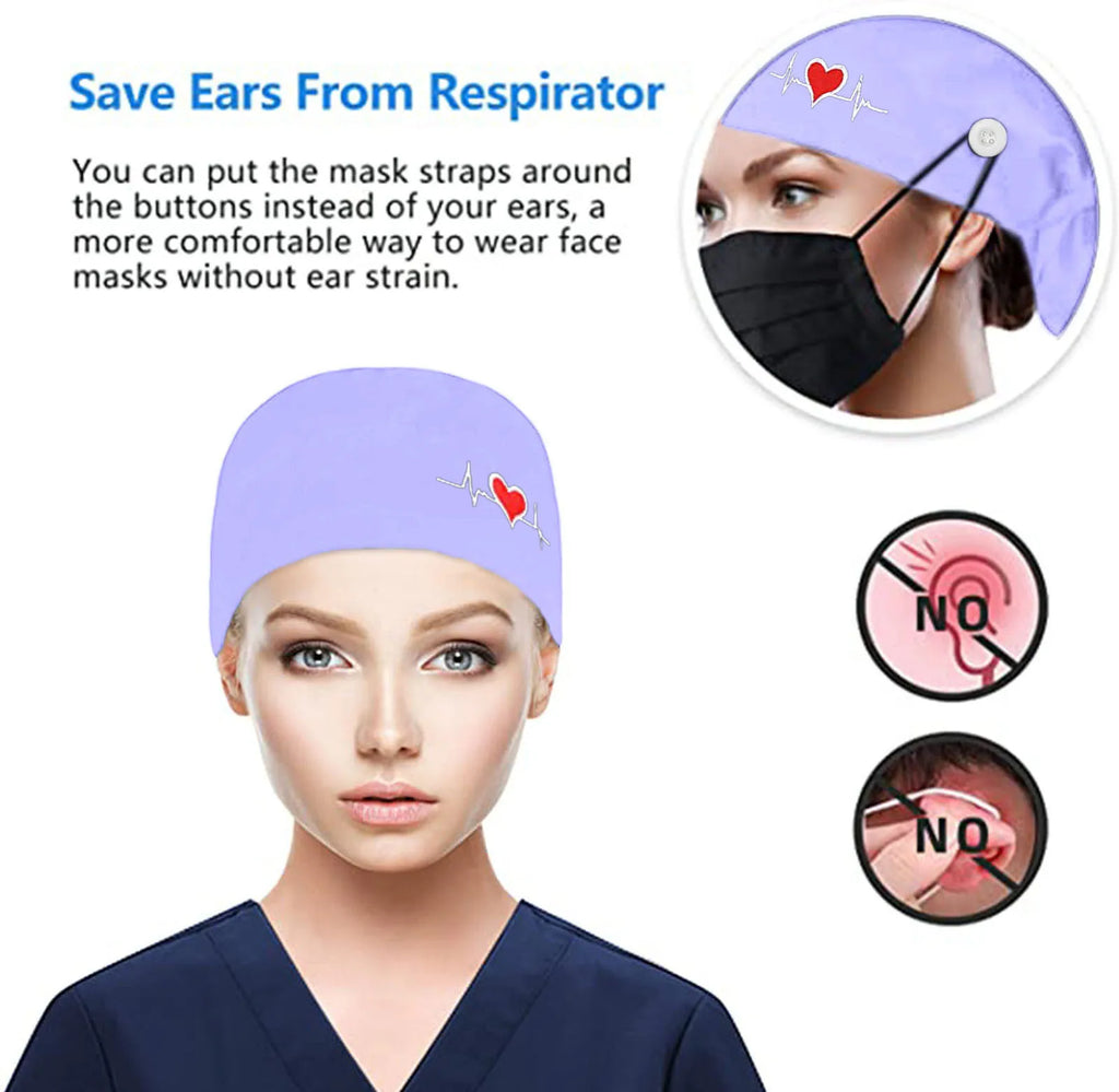 Adjustable Scrub Caps