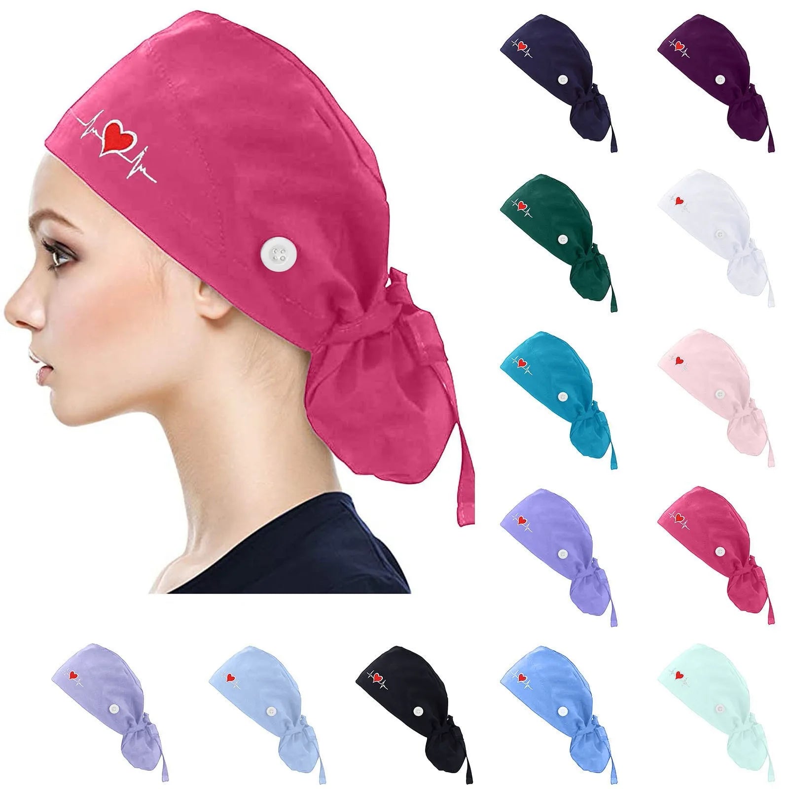 Adjustable Scrub Caps