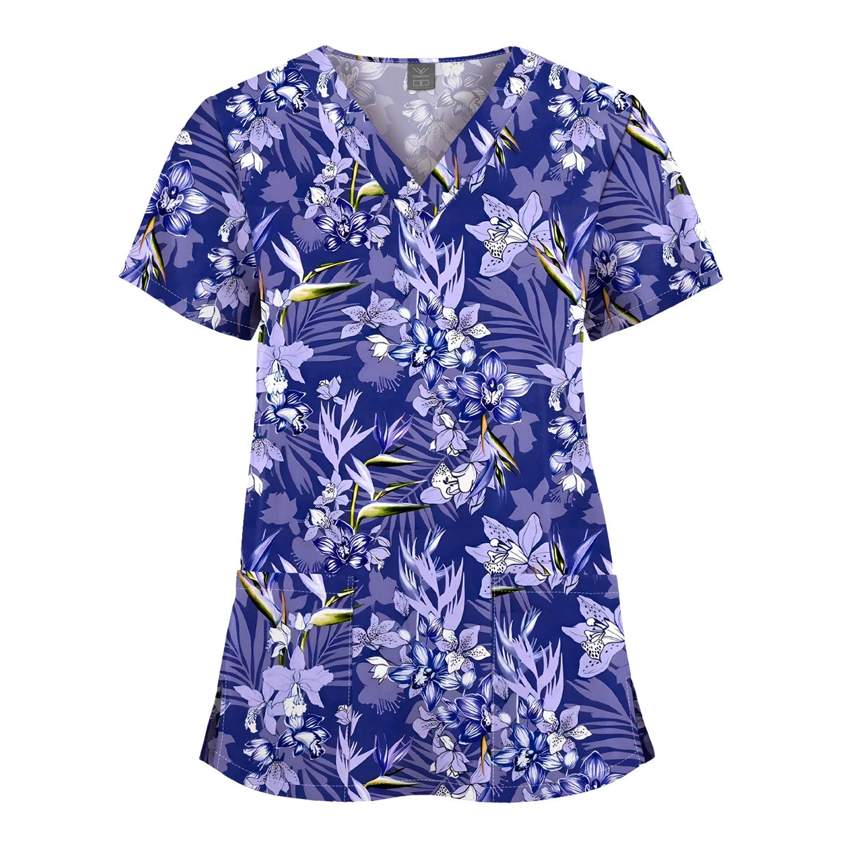 Shirts for Women Dental Clinic Veterinary Uniform Beauty Salon Pet Store Workwear Short Sleeved T-shirt Healthcare Scrubs Female