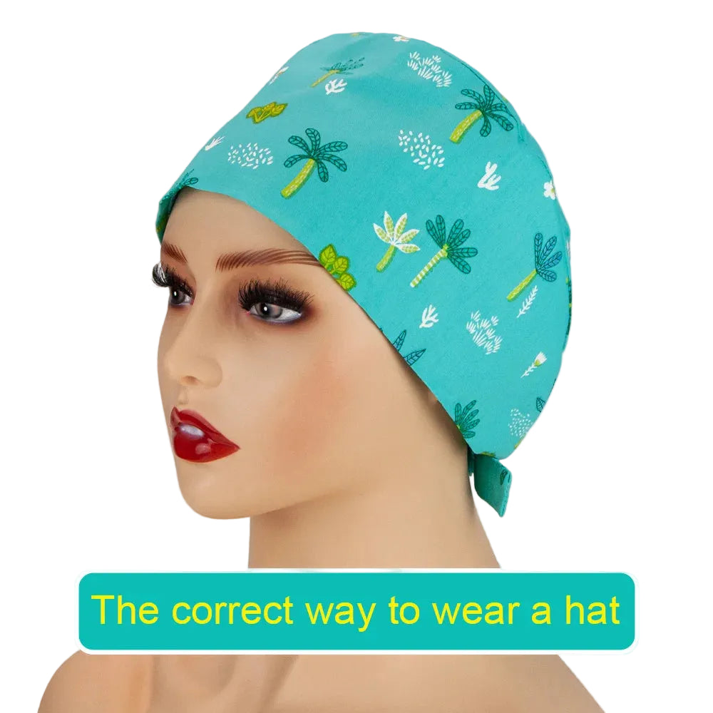 wet-absorbent Scrub Hat