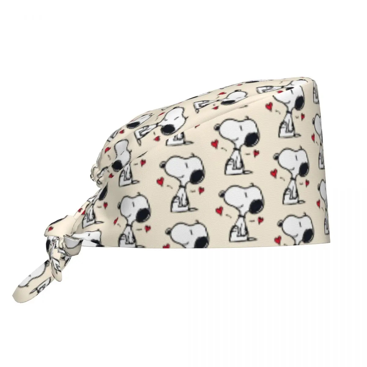 Custom S-Dog-Snoopies Breathable Nursing Work Cap Surgical Scrub Caps Nurse Medical Cap Work Scrubs Hat for Hospital Pharmacy