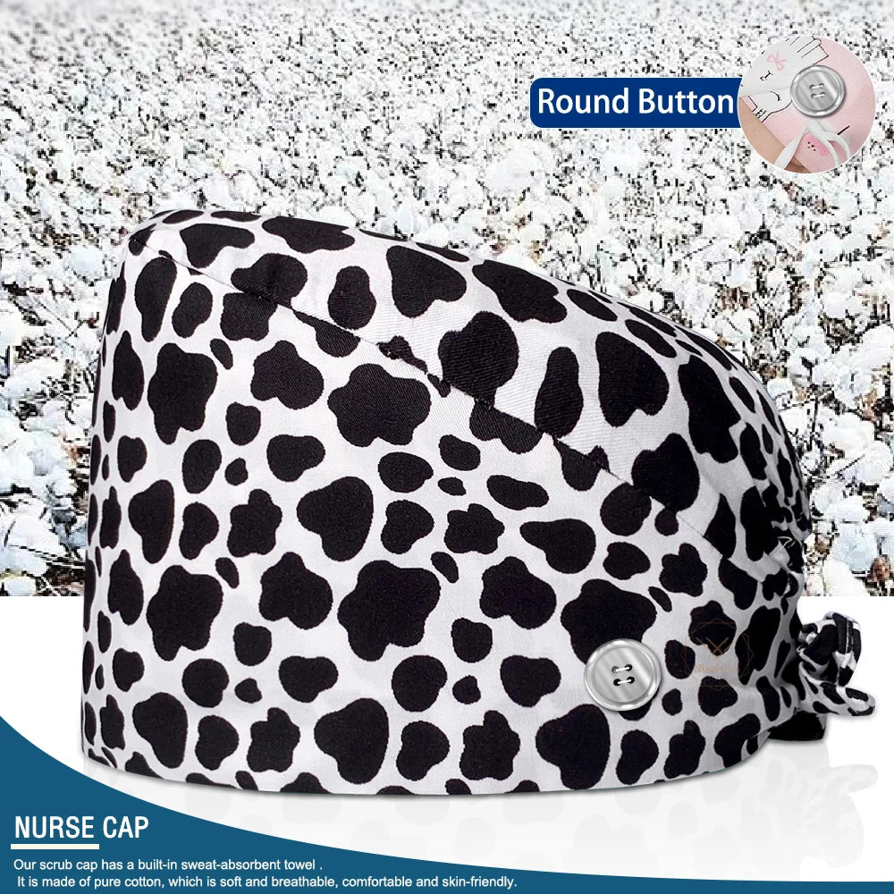 Pet Shop Surgical Cap Health Service Hat Doctor Work Caps Hospital Medical Scrubs Hat Cleaning Clinical Cap Nursing Head Hats