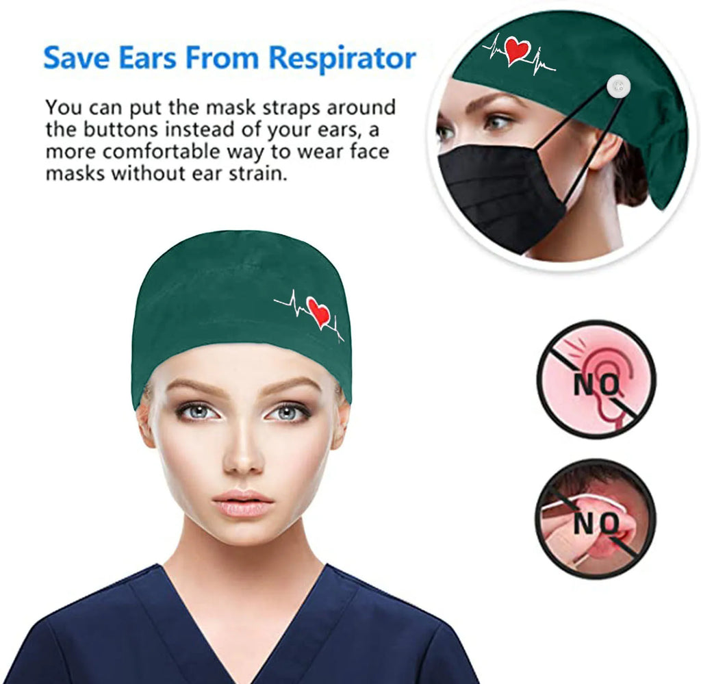 Adjustable Scrub Caps