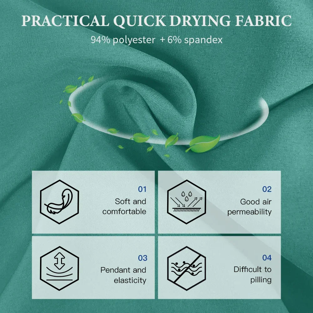 Turtle Neck Scrub Set