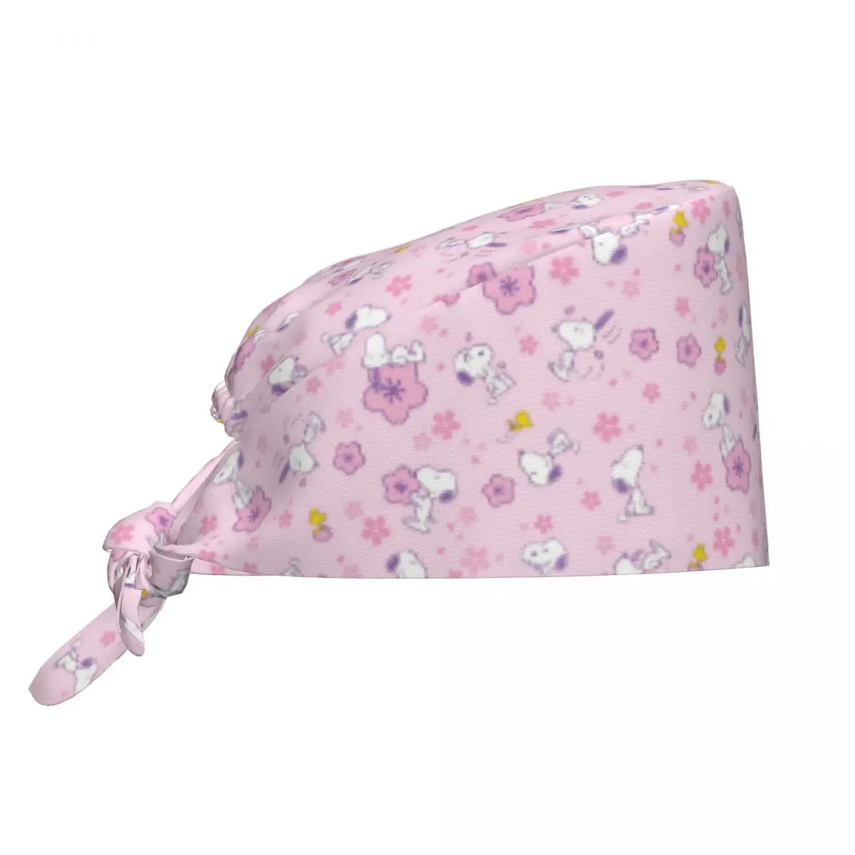 Snoopy Print Breathable Surgical Scrub Cap — Unisex Bouffant Hat