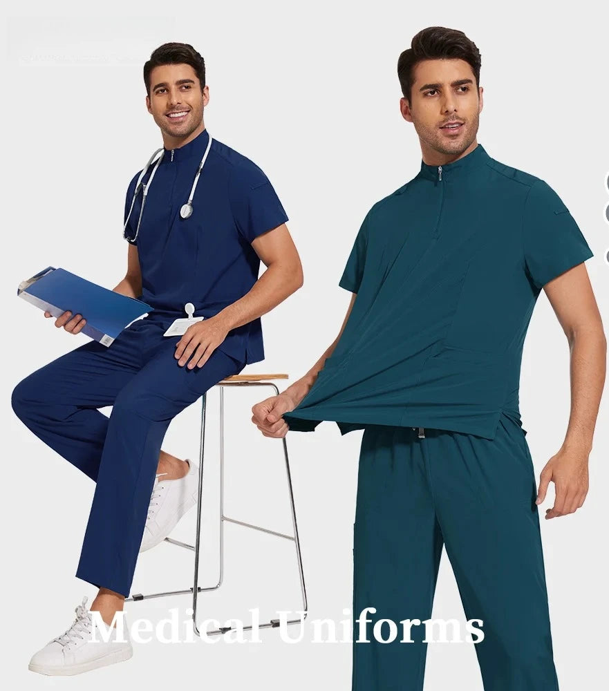 Turtle Neck Scrub Set