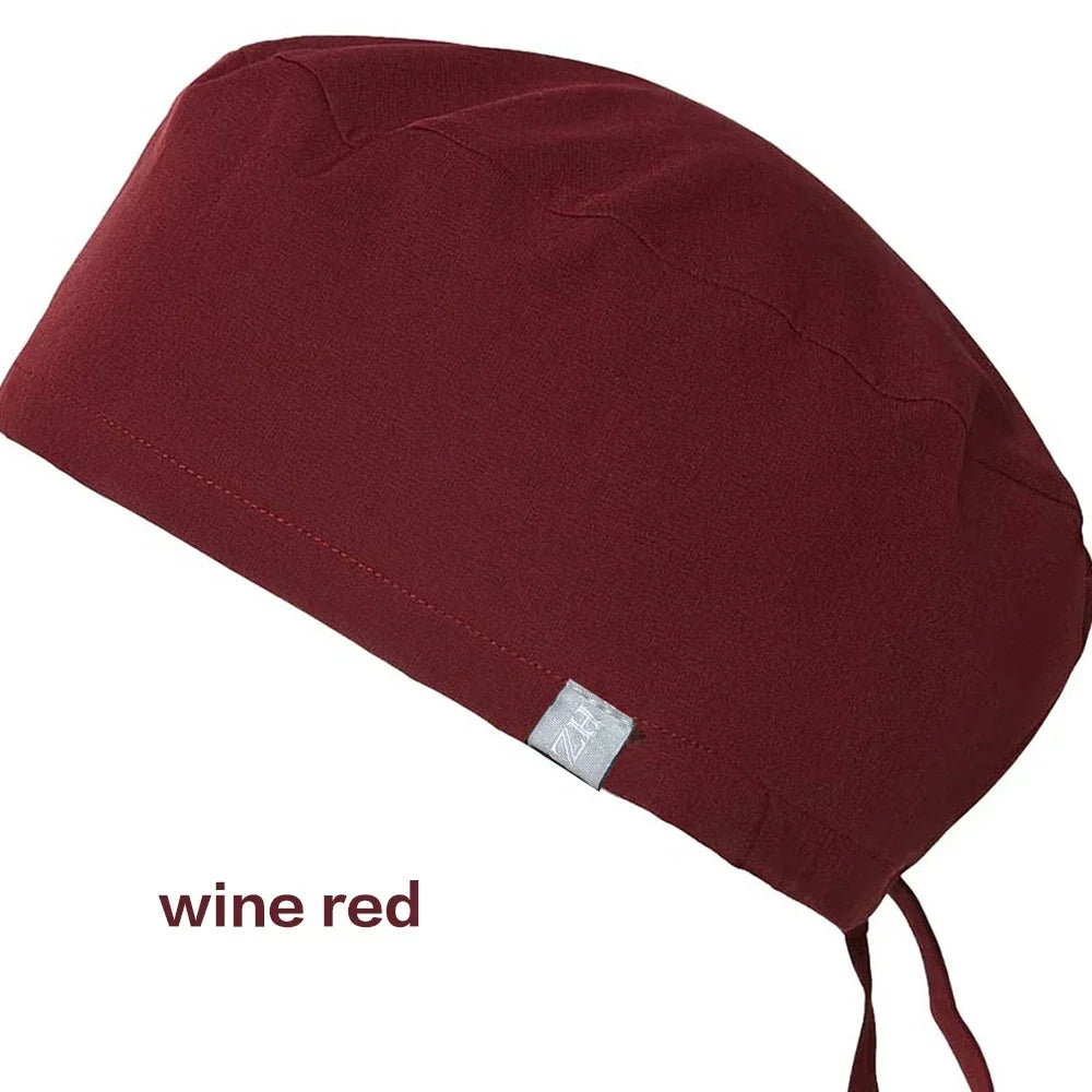 Solid Color Scrub Cap