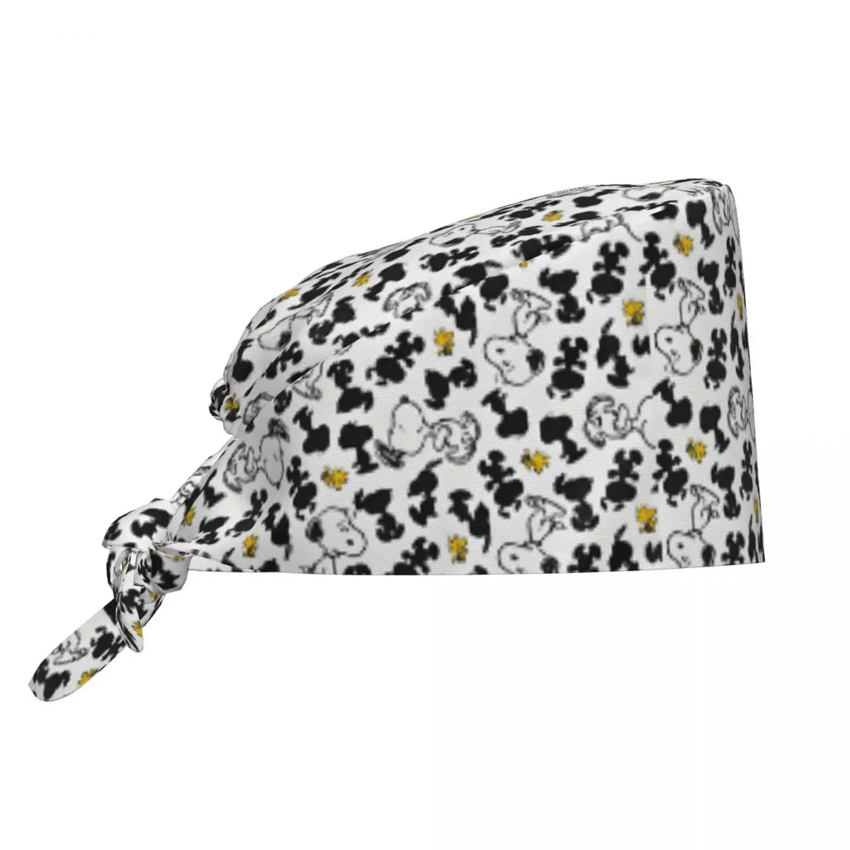 Snoopy Print Breathable Surgical Scrub Cap — Unisex Bouffant Hat