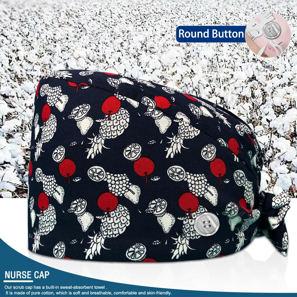 Pet Shop Surgical Cap Health Service Hat Doctor Work Caps Hospital Medical Scrubs Hat Cleaning Clinical Cap Nursing Head Hats