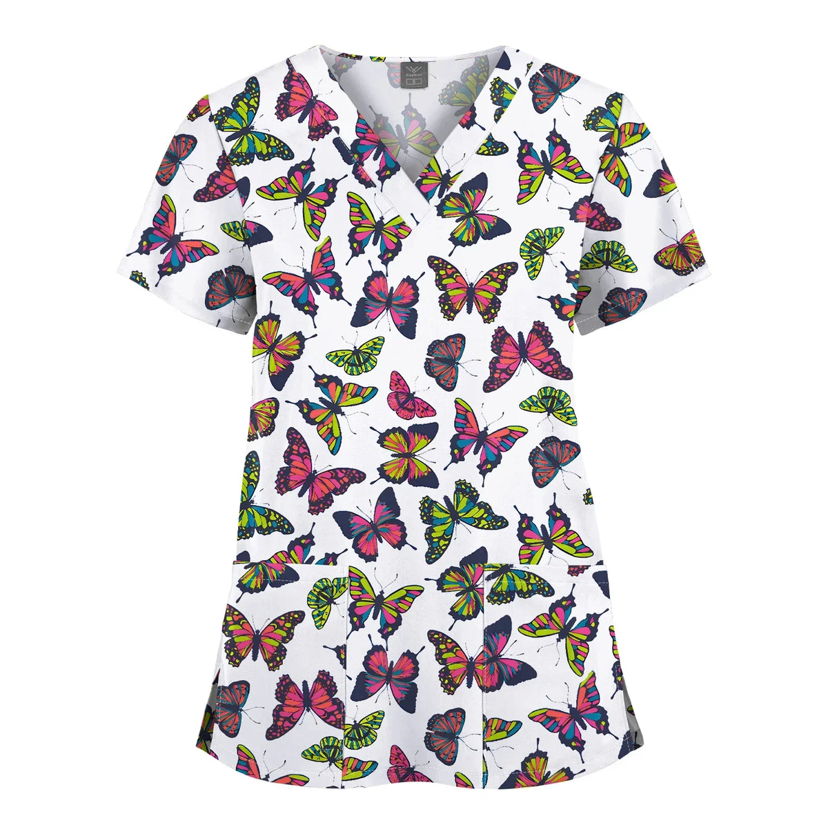 Shirts for Women Dental Clinic Veterinary Uniform Beauty Salon Pet Store Workwear Short Sleeved T-shirt Healthcare Scrubs Female