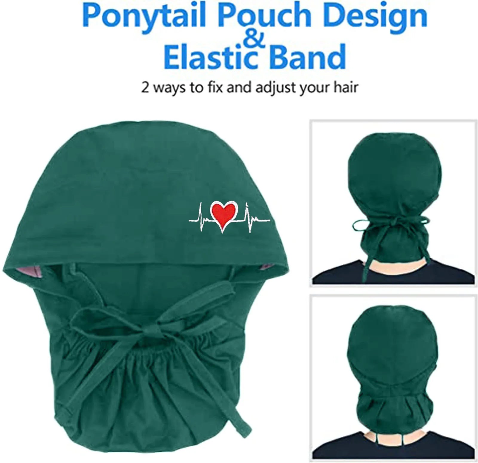 Adjustable Scrub Caps