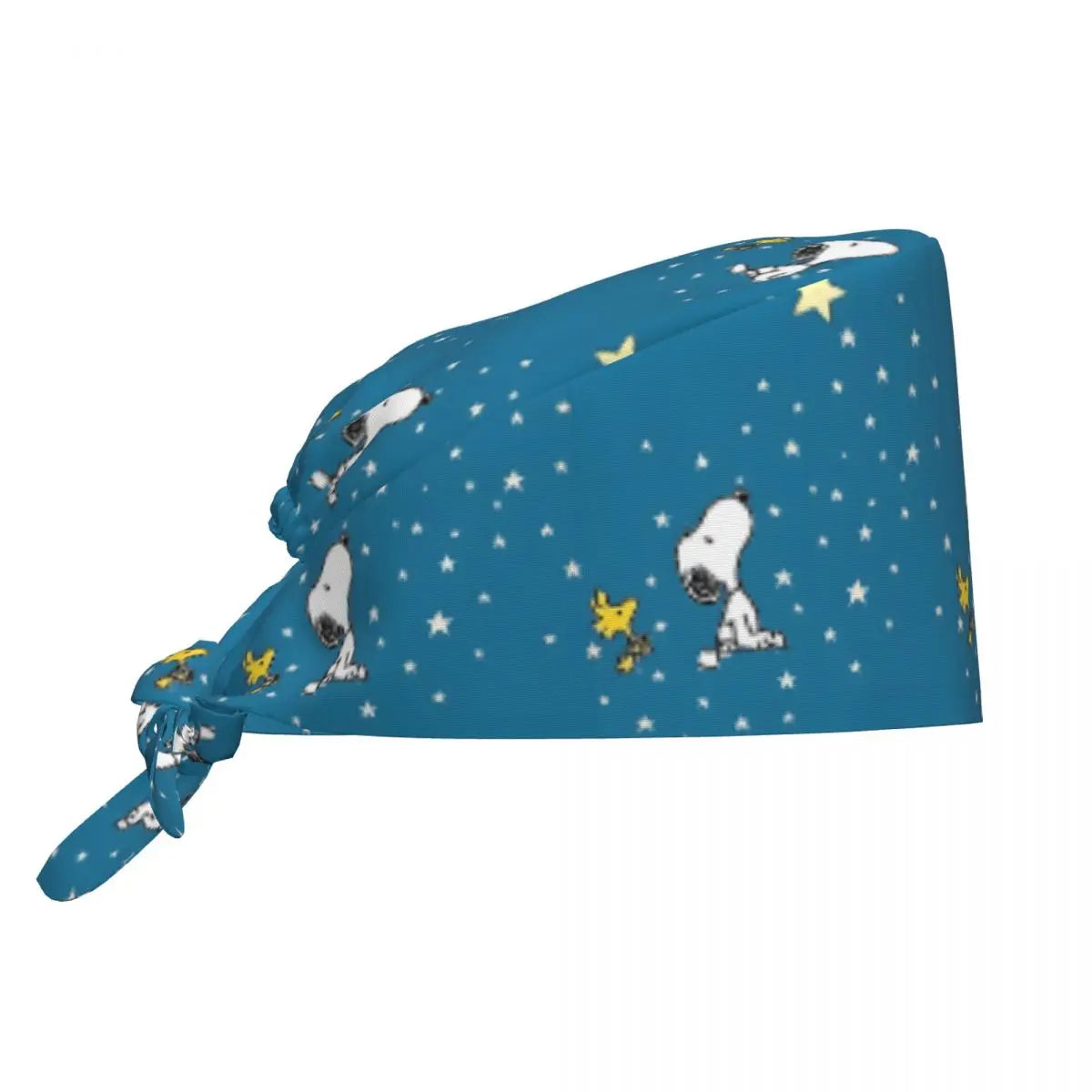 Snoopy Print Breathable Surgical Scrub Cap — Unisex Bouffant Hat
