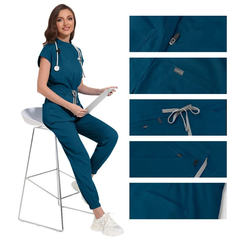 Jumpsuit Scrub Set