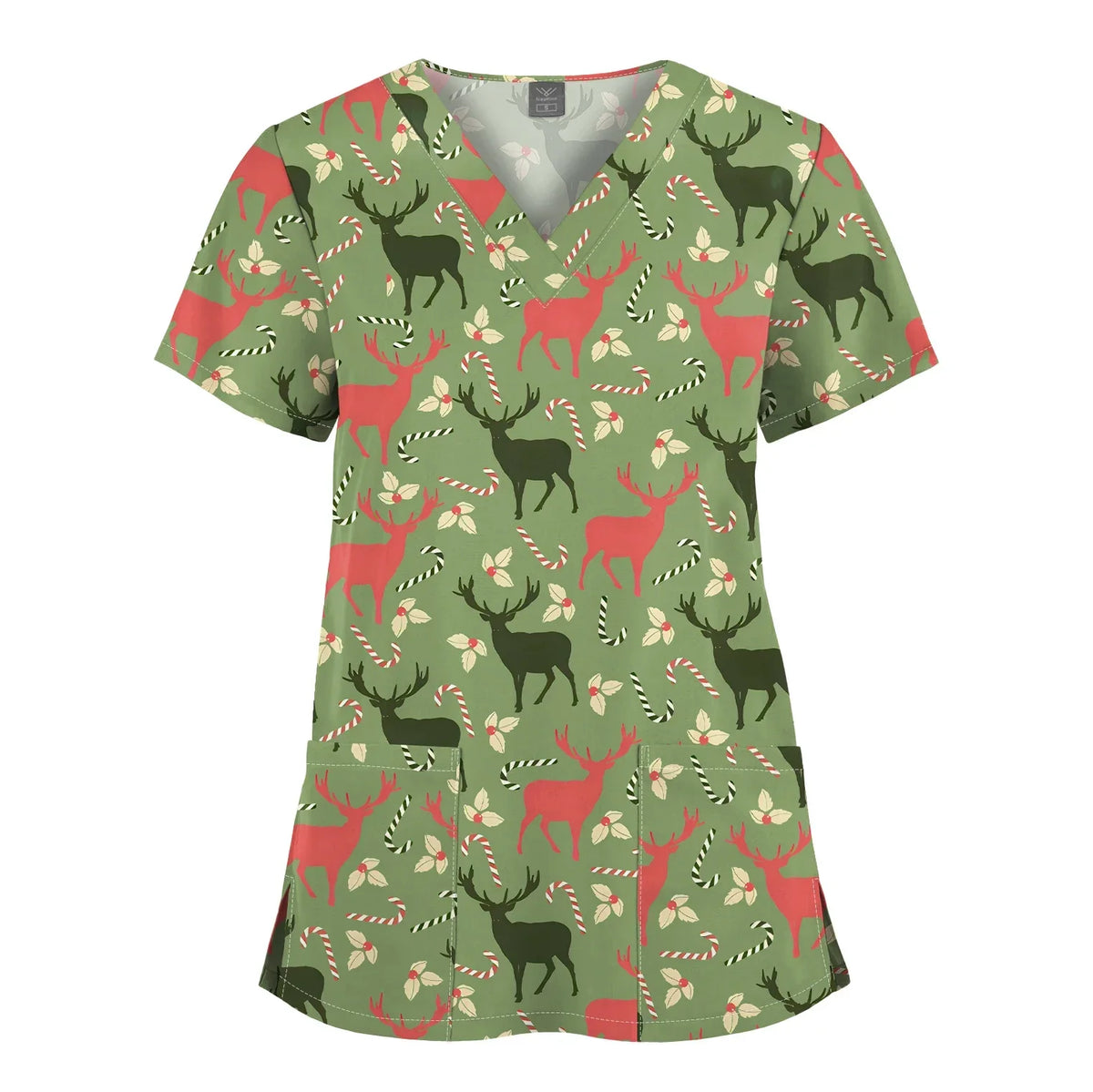 Shirts for Women Dental Clinic Veterinary Uniform Beauty Salon Pet Store Workwear Short Sleeved T-shirt Healthcare Scrubs Female