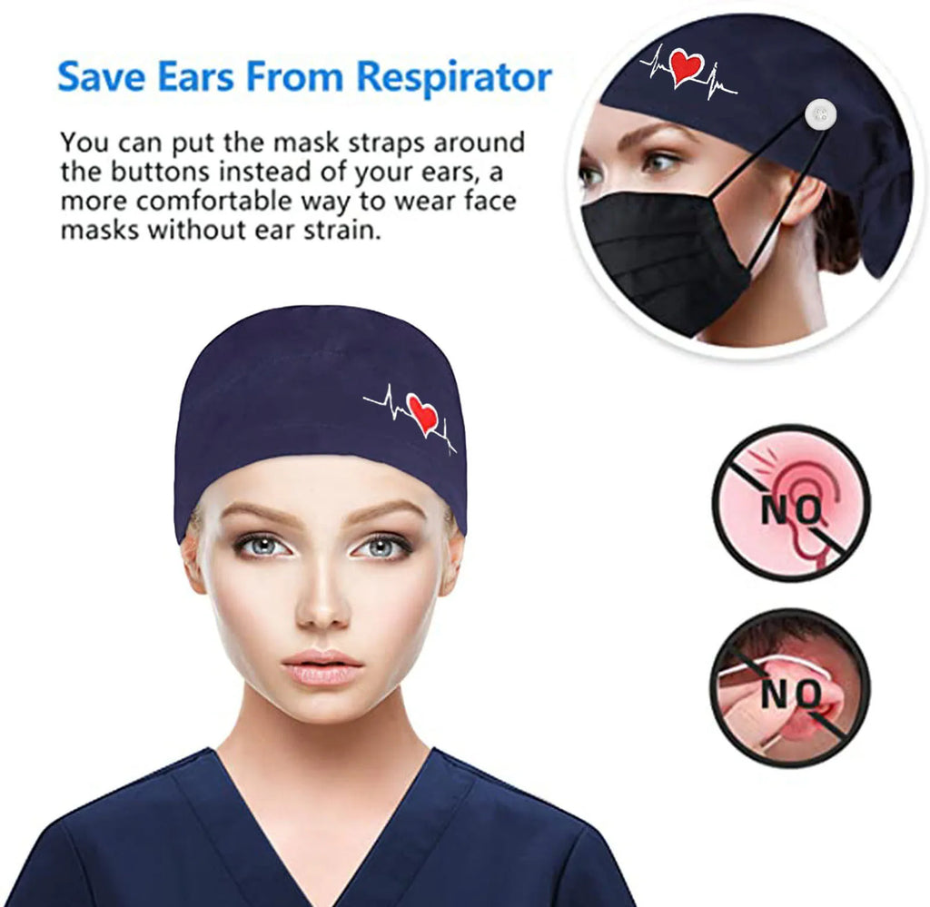 Adjustable Scrub Caps