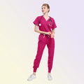 Scrubs Medical Uniform Women and Men  Suit  Surgical Tops  Pants Nurse Accessories Hospital Doctor Costume